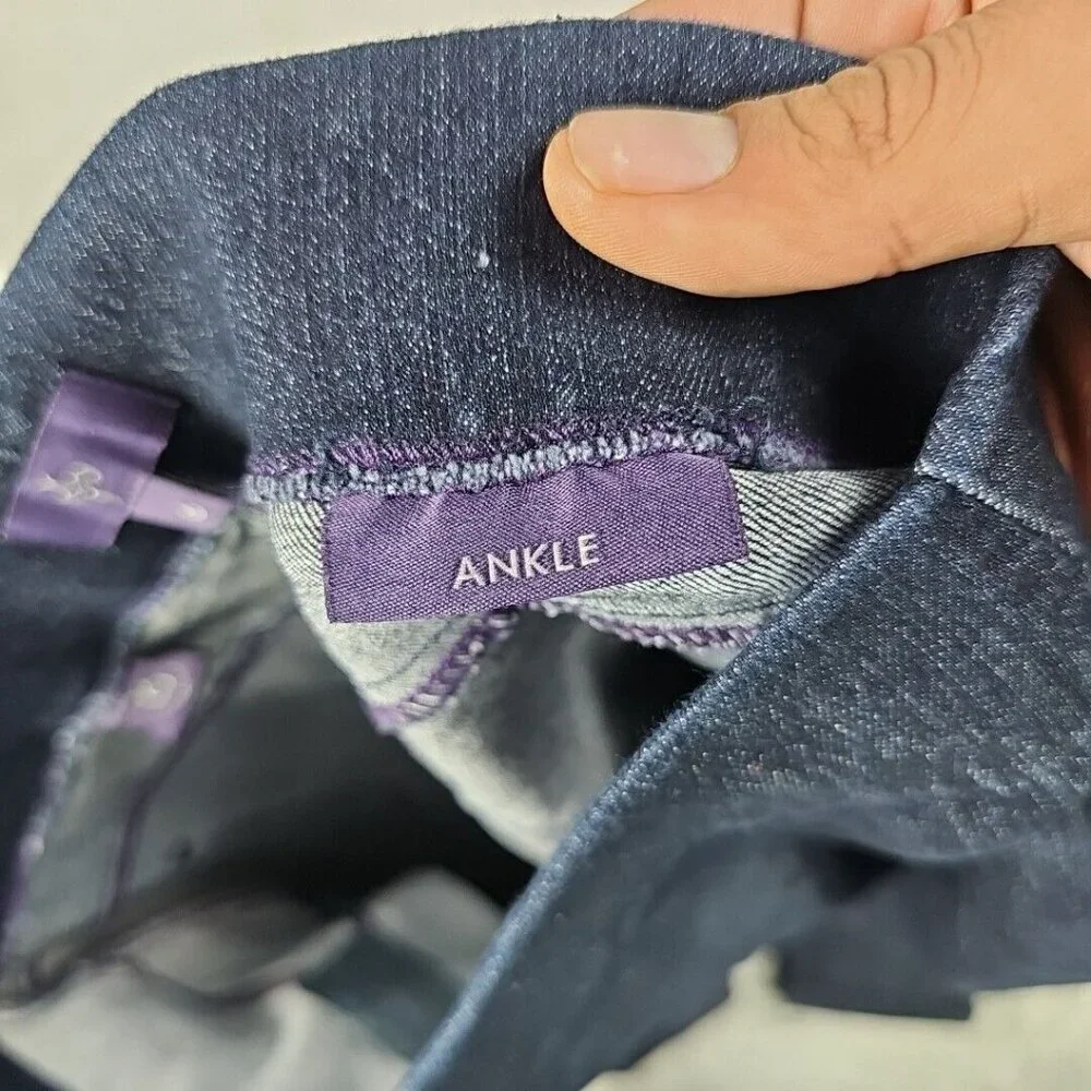 NYDJ Jeans Womens Size 6 Pull On Jegging Ankle Shapewear Slimming Stretch Denim - Picture 4 of 12